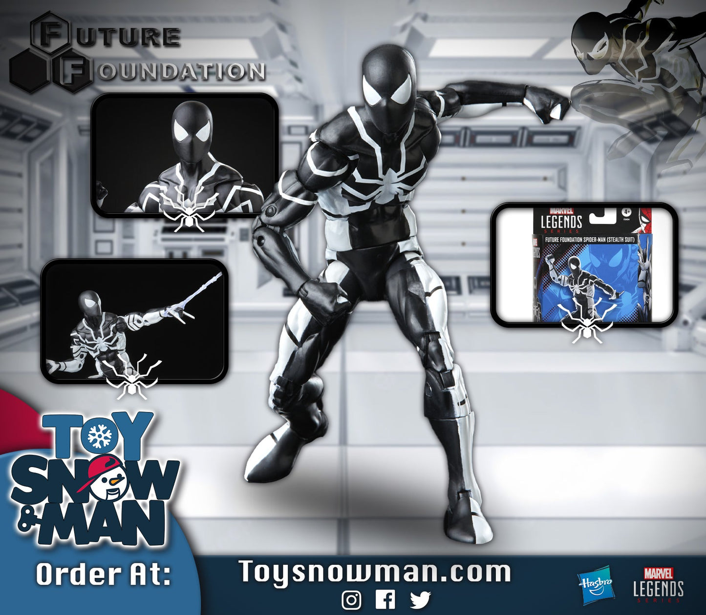 Marvel Legends Series Future Foundation Spider-Man - Stealth Suit