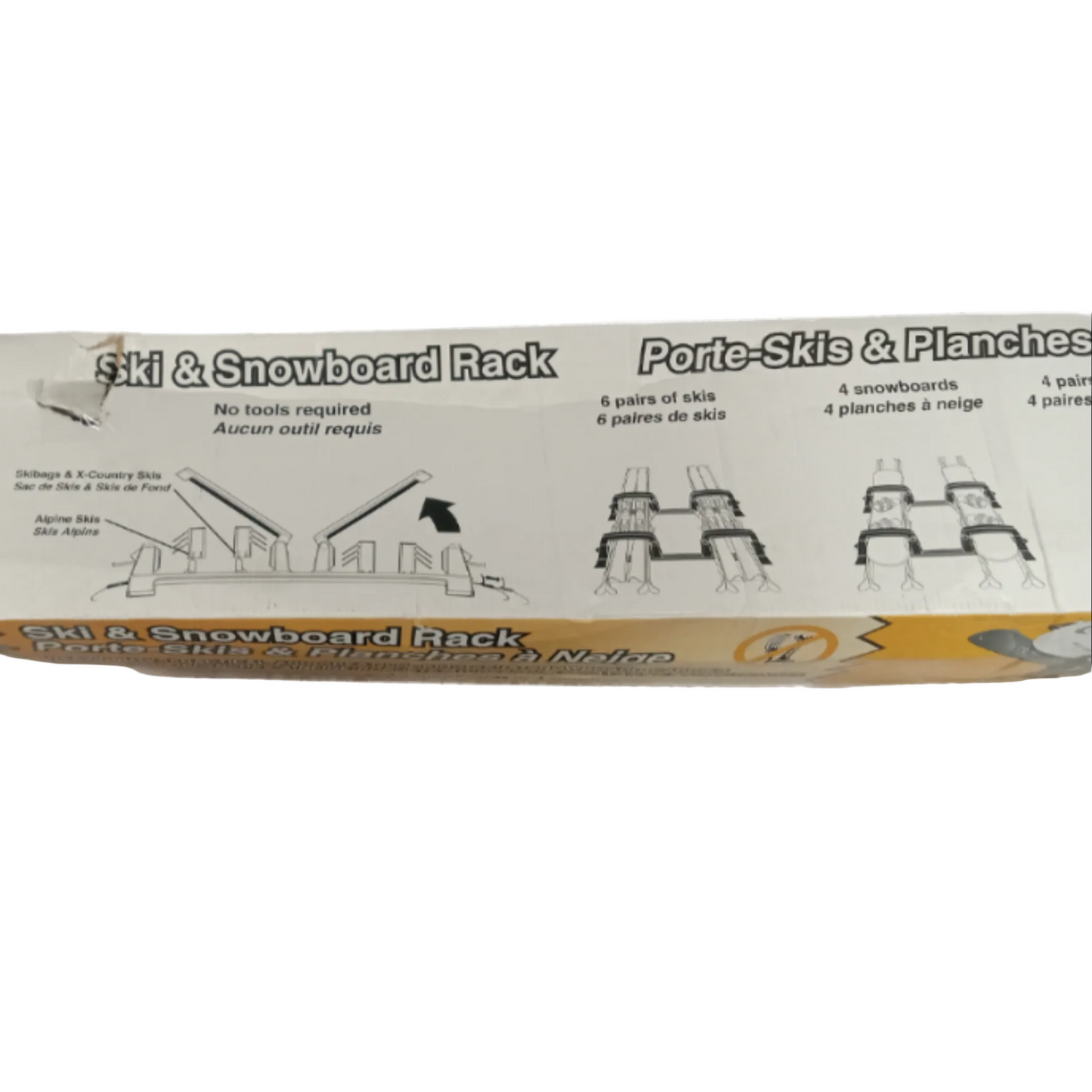 SportRack Ski & Snowboard Carrier Rooftop Crossbar Mounted | Brand New in Box