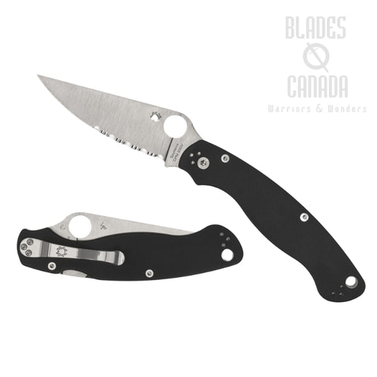 Spyderco Military 2 Folding Knife Partially Serrated