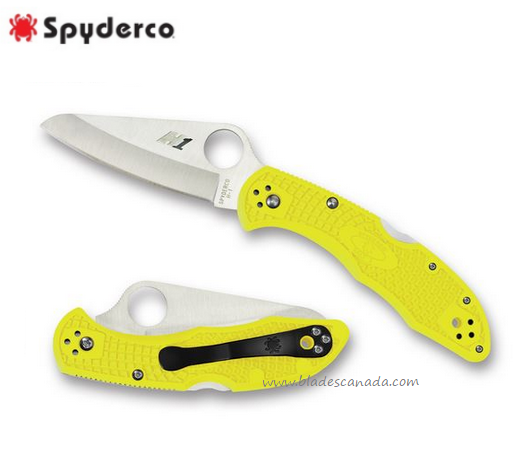 Spyderco Salt 2 Folding Knife Yellow