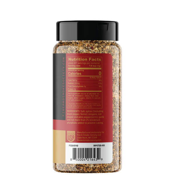 Fire & Smoke Society STEAK KING | Chophouse Blend Seasoning