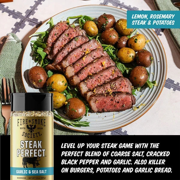 Fire & Smoke Society Steak Perfect Steak Seasoning – 7.2 oz