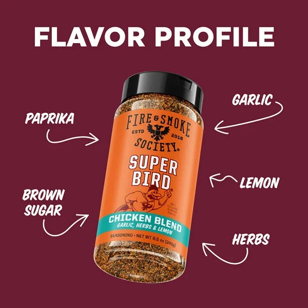 Fire & Smoke Society Super Bird Poultry Seasoning – 8.5 oz
