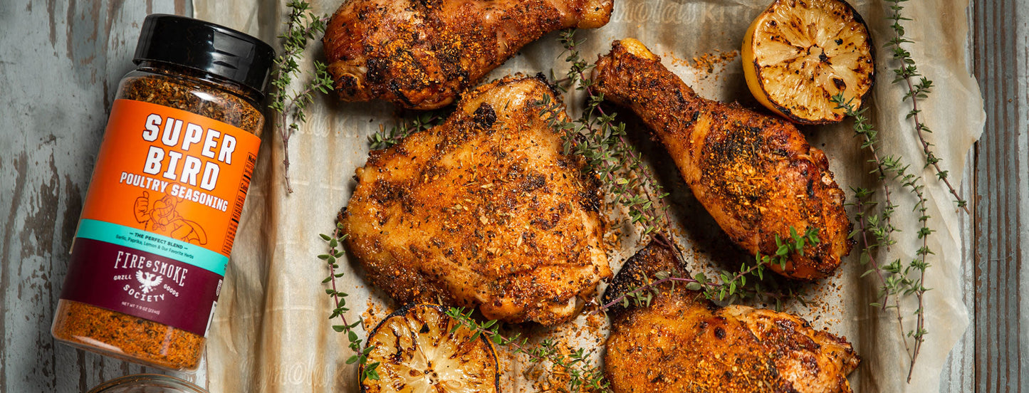 Fire & Smoke Society Super Bird Poultry Seasoning, 8.5 oz