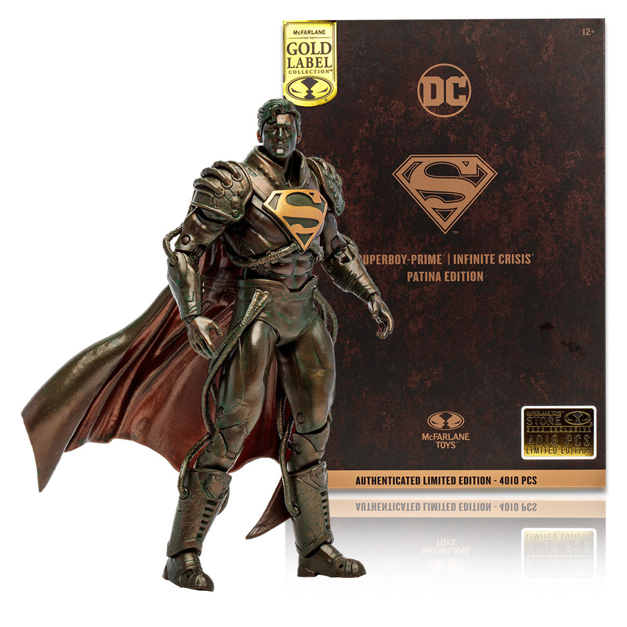 McFarlane Toys - Superboy-Prime - Infinite Crisis - Patina Edition Gold - Exclusive