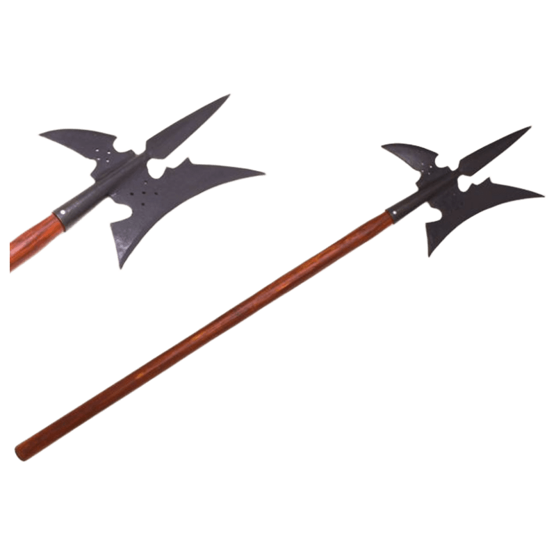 Medieval Warrior Forged Carbon Steel Triple Edged Viking Axe TC-60697 46.5″