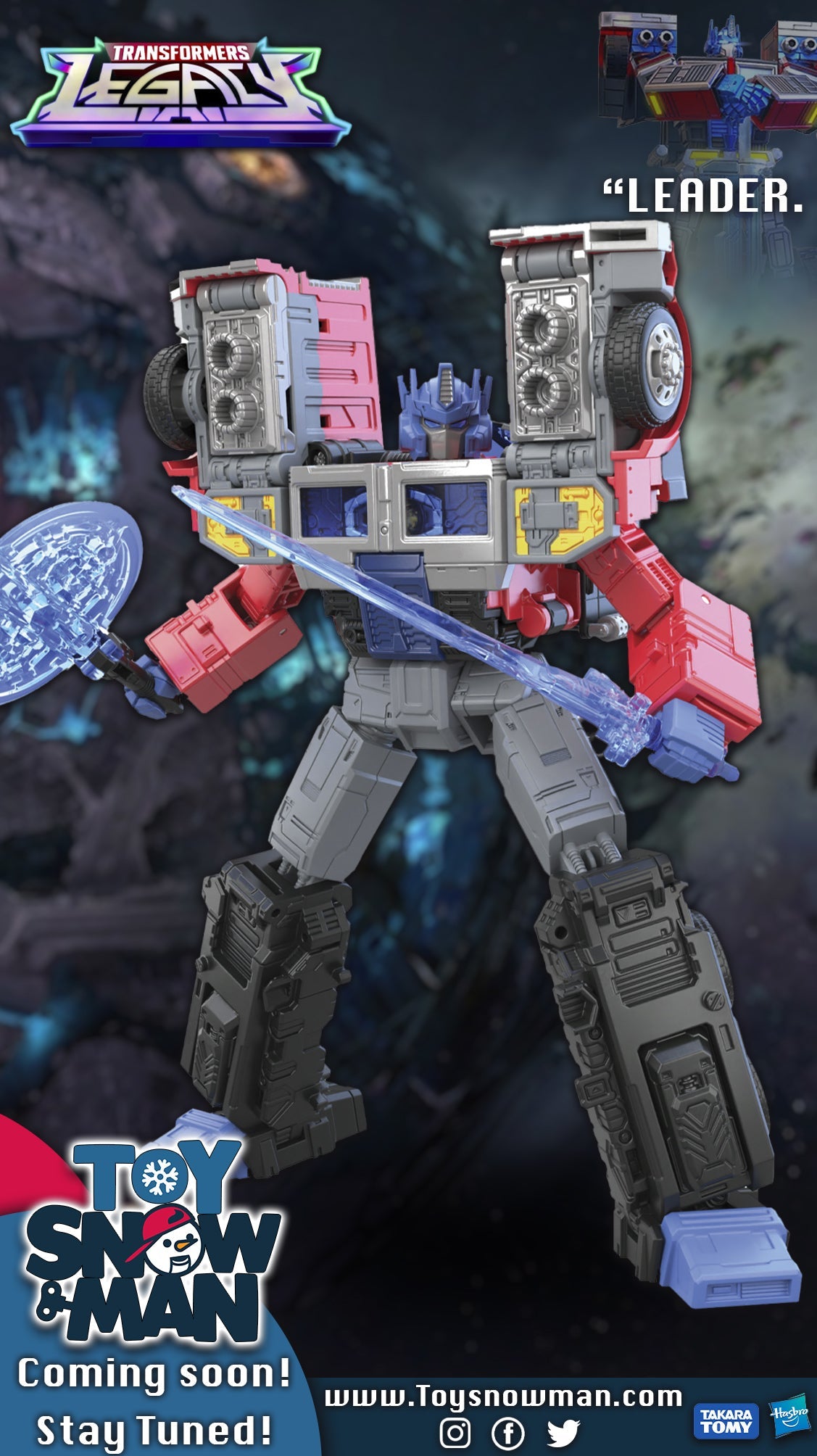 Transformers Generations Legacy Series Leader G2 Universe Laser Optimus Prime