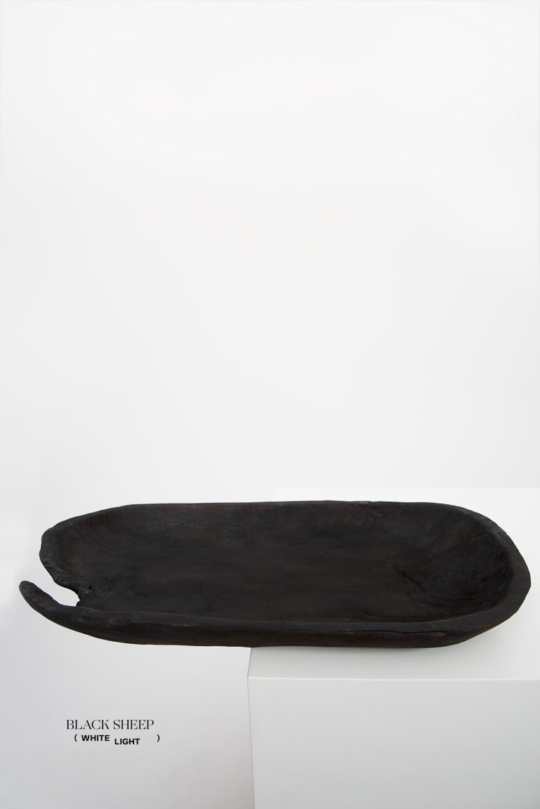 Burnt Teak Oval Vessel