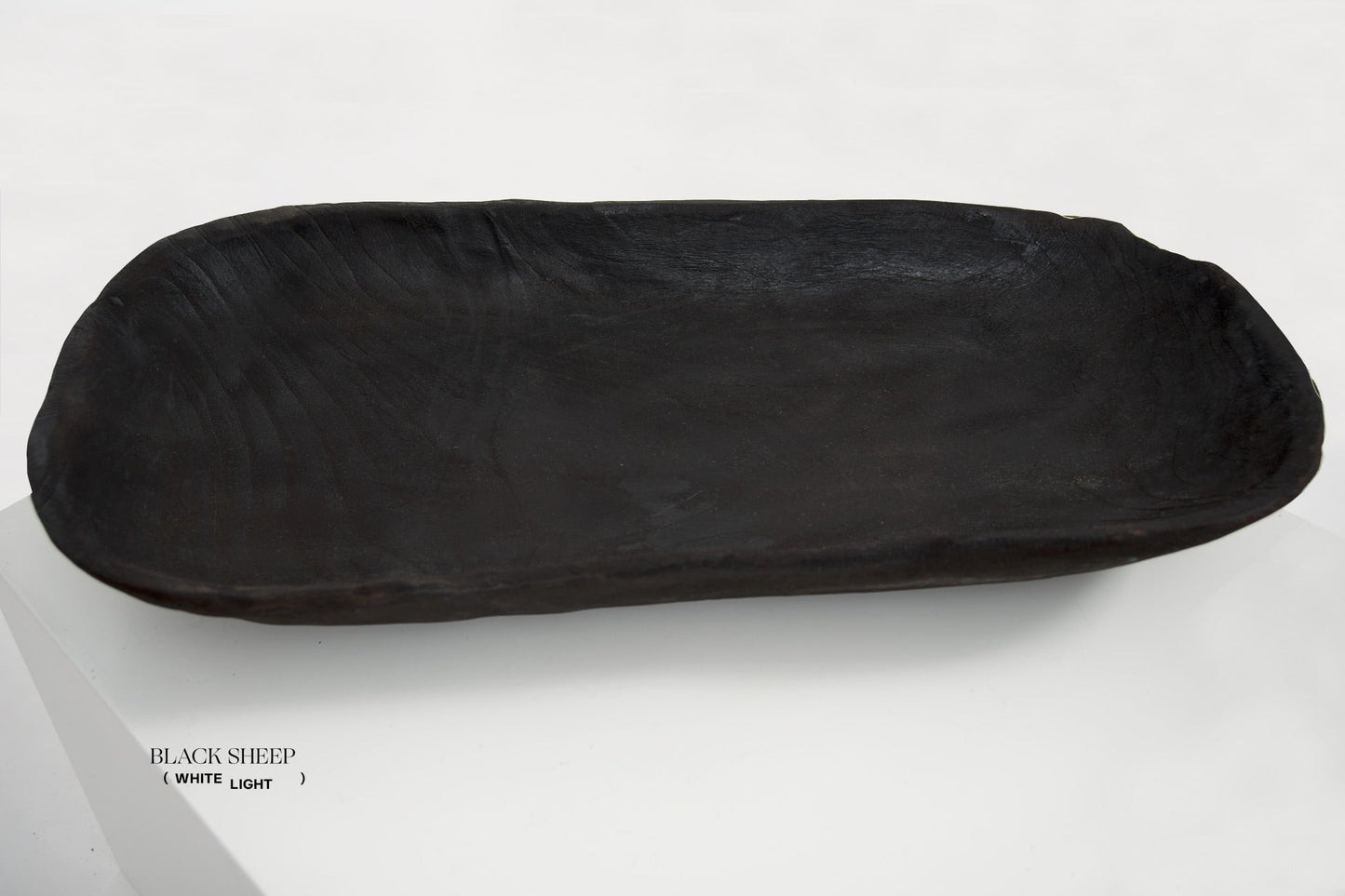 Burnt Teak Oval Vessel