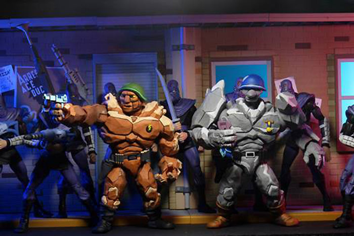 Neca TRAGG and GRANITOR teenage mutant ninja turtles
