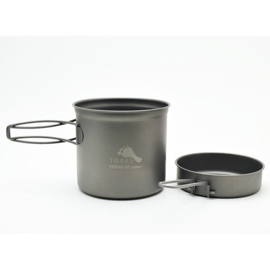 TOAKS TITANIUM 1100ML POT WITH FRY PAN LID