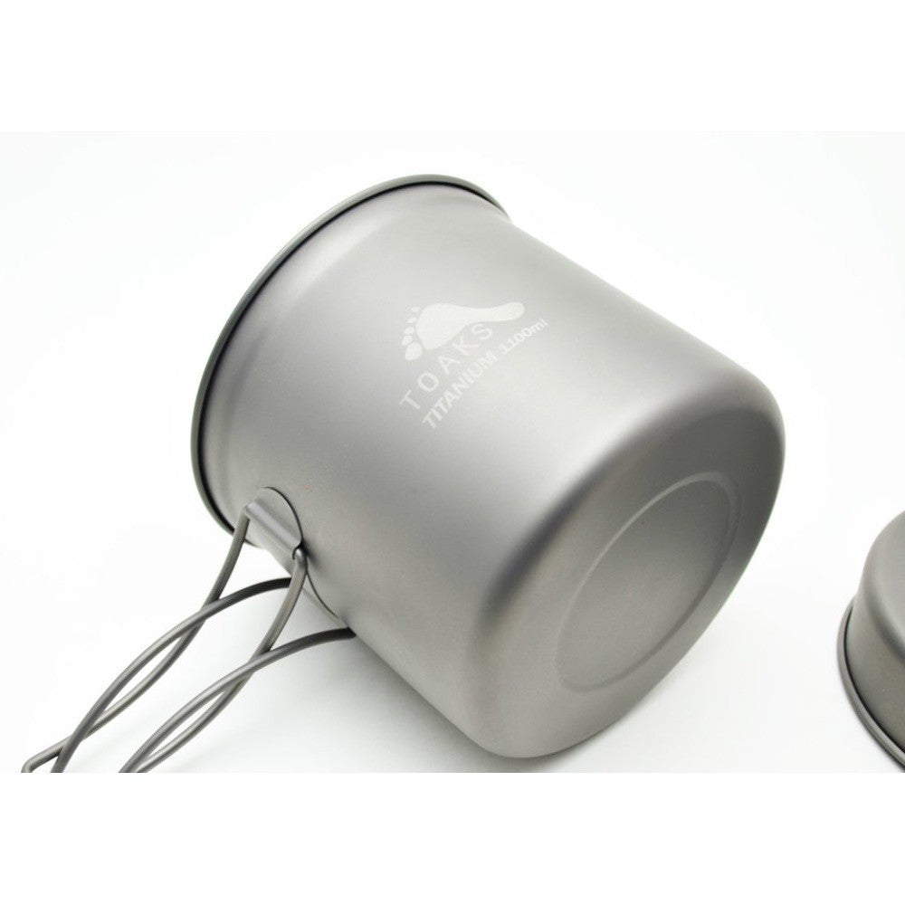 TOAKS TITANIUM 1100ML POT WITH FRY PAN LID