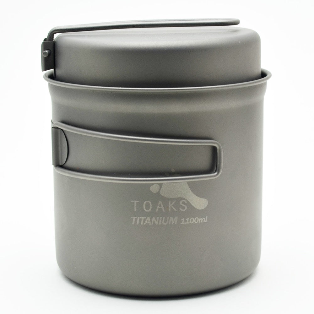 TOAKS TITANIUM 1100ML POT WITH FRY PAN LID