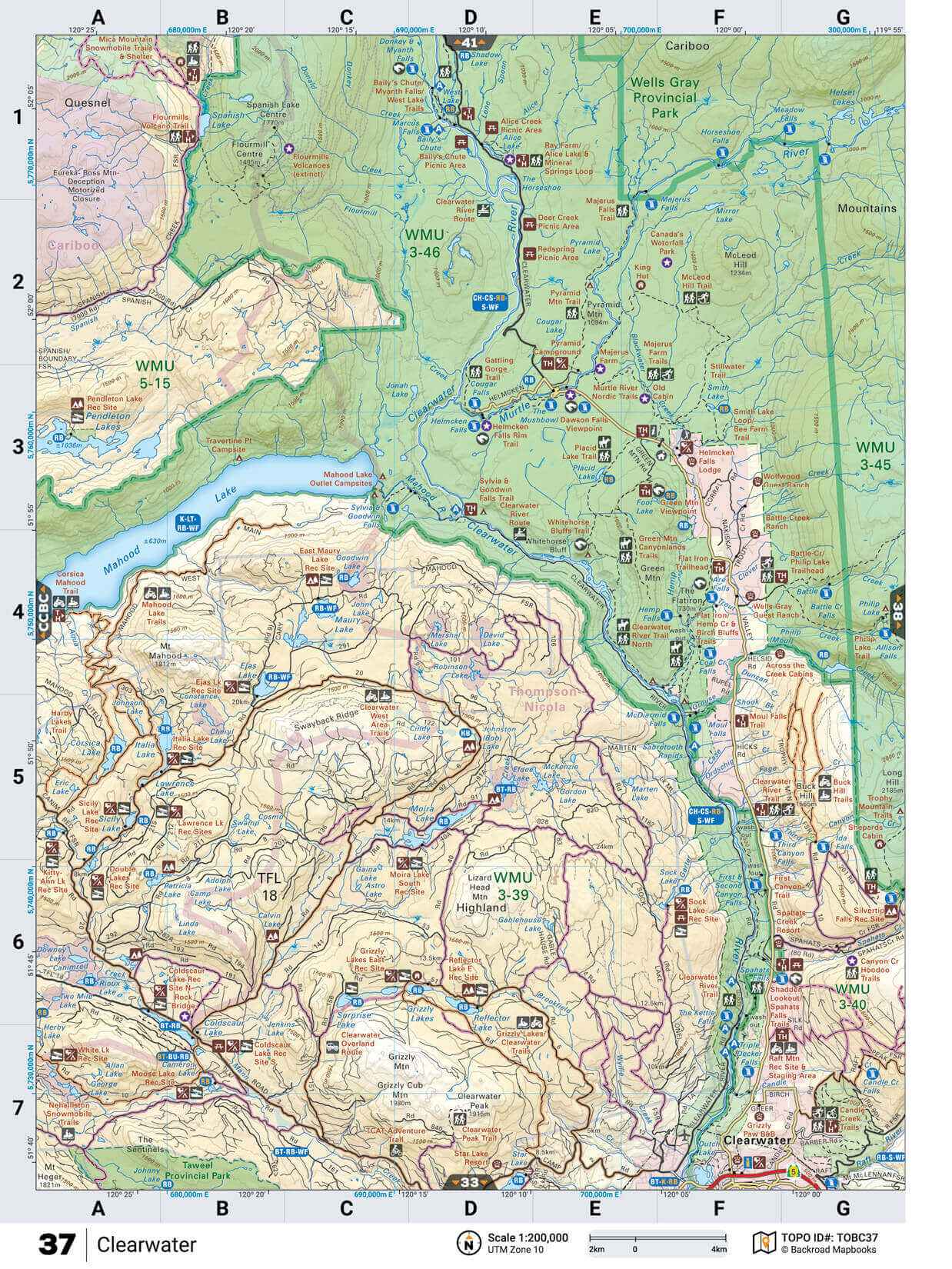 Thompson Okanagan BC Backroad Mapbook
