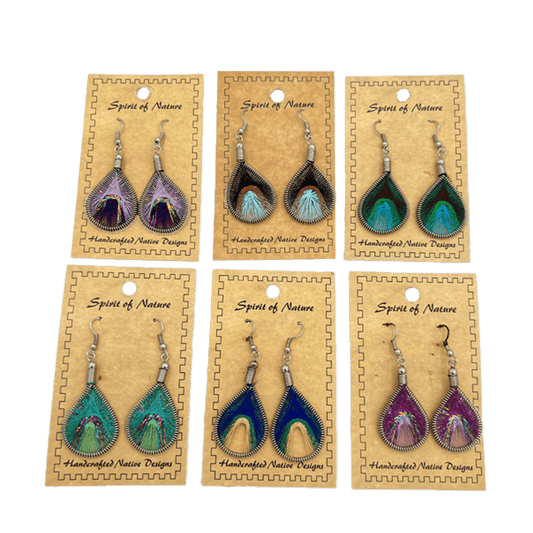 Spirit of Nature Thread Tear Earrings - Assorted (Tear2-Earring)