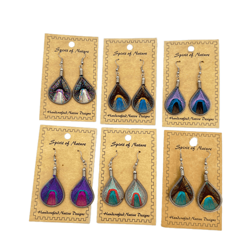 Spirit of Nature Thread Tear Earrings - Assorted (Tear2-Earring)
