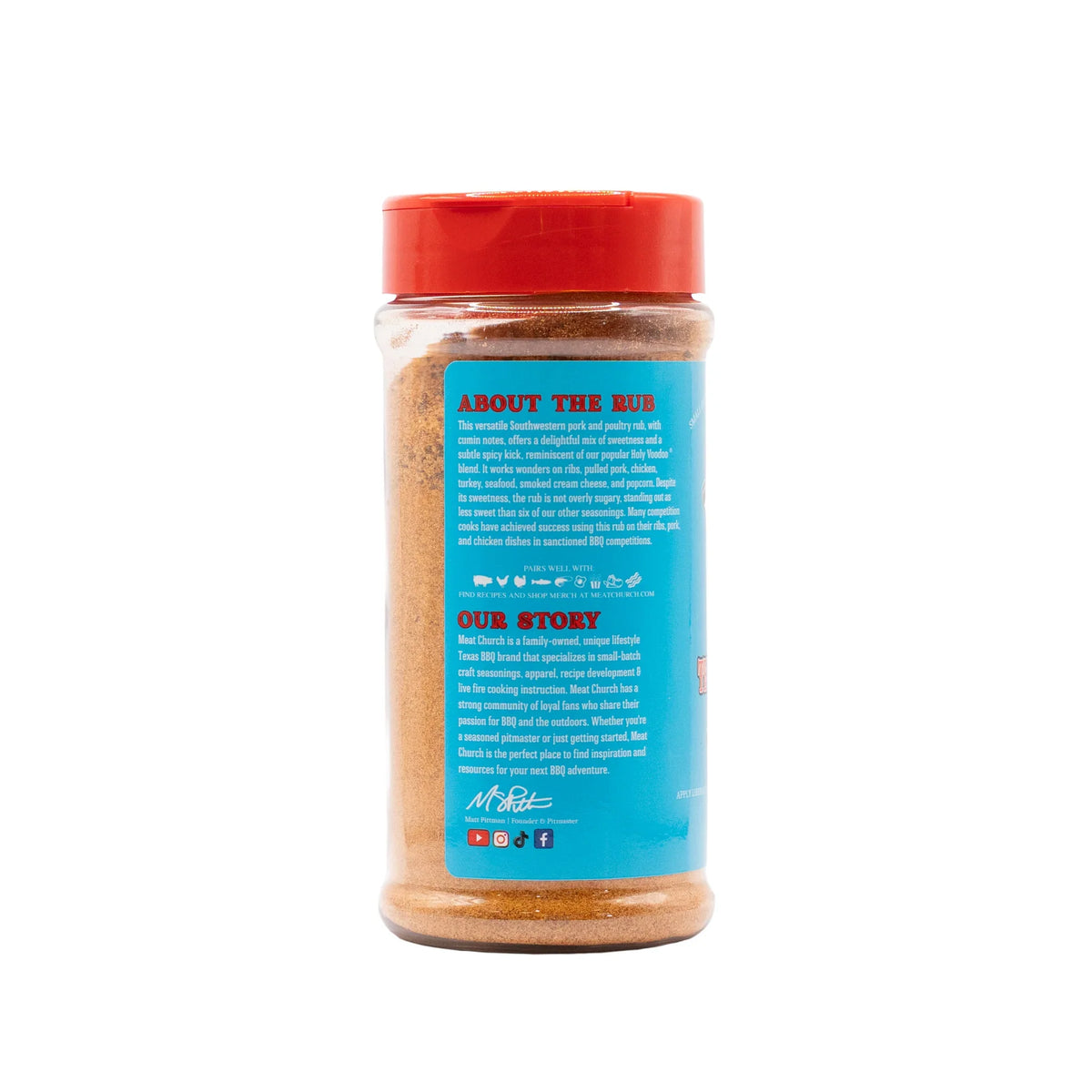 Meat Church Texas Sugar BBQ Rub – 12 oz