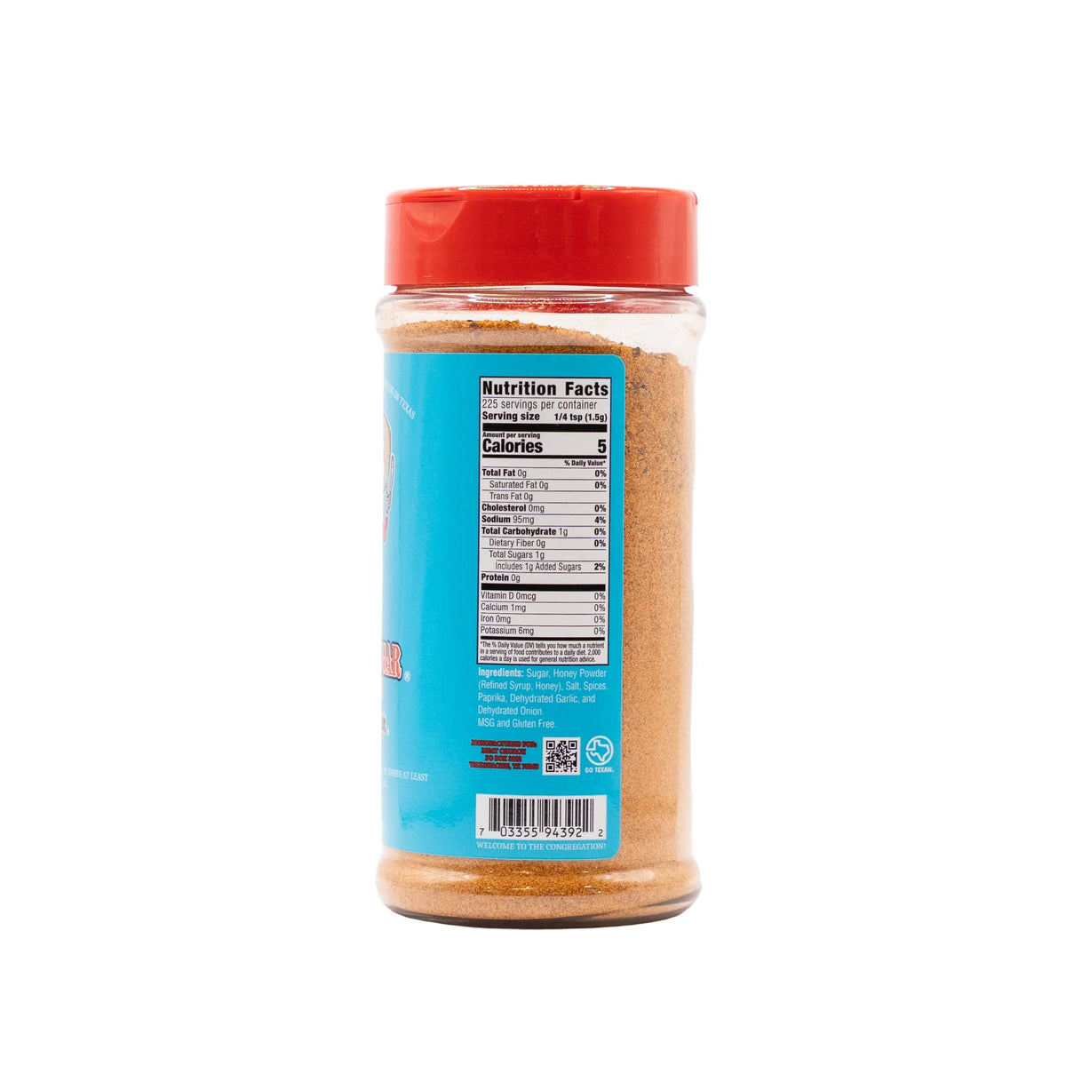 Meat Church Texas Sugar BBQ Rub – 12 oz