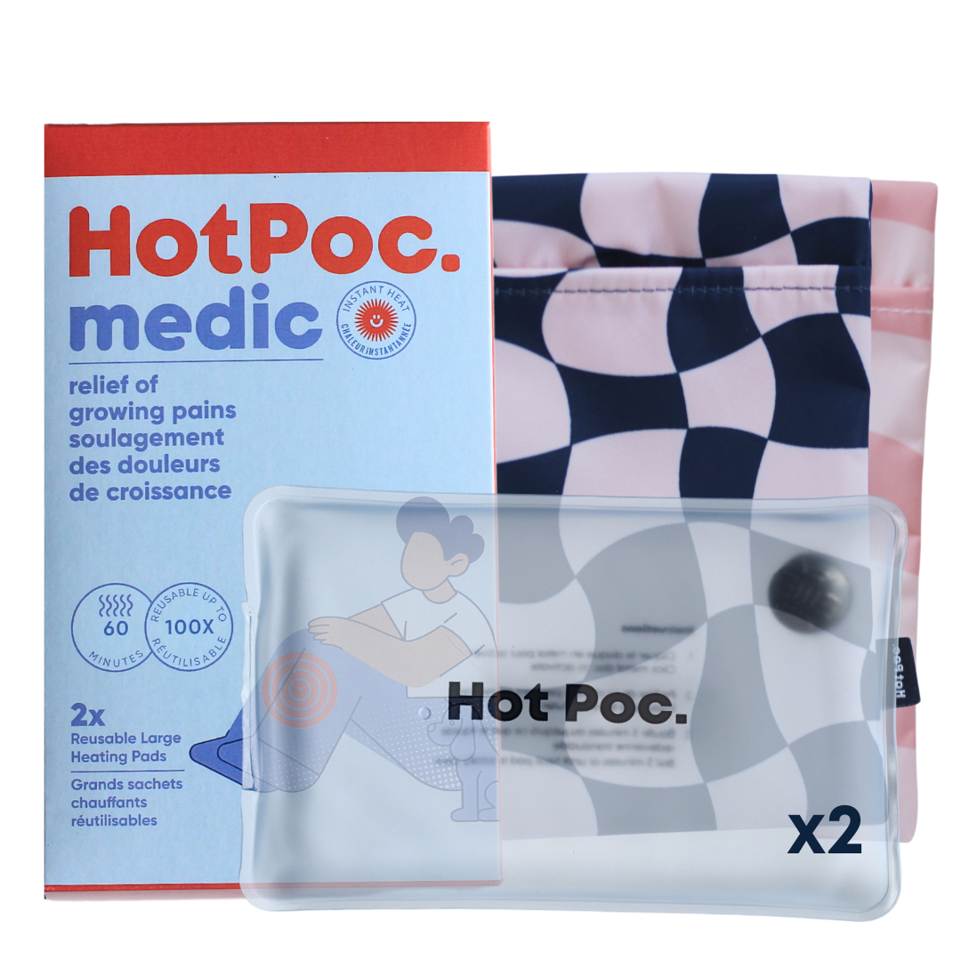 HotPoc medic Reusable Heat Pack for Kids — 2-Pack with Pouches