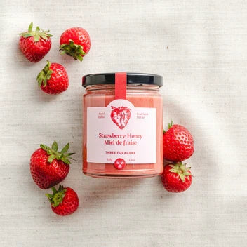 Three Foragers Strawberry Infused Creamed Honey 350 g