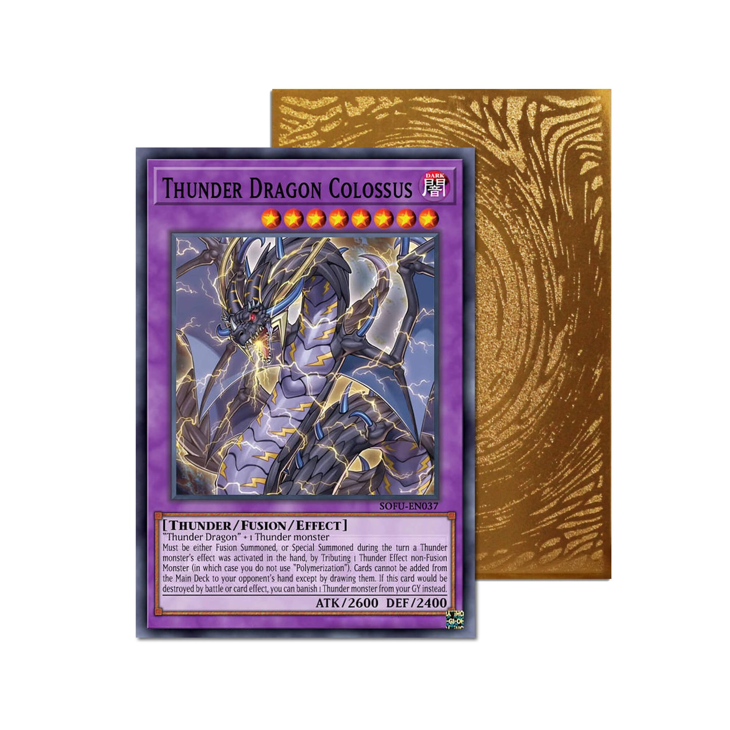 Thunder Dragon Colossus Metal Orica Card