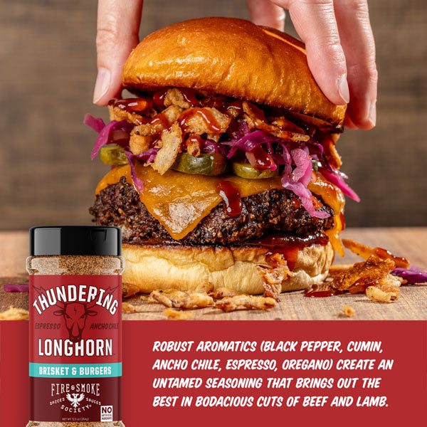 Fire & Smoke Society THUNDERING LONGHORN Beef Rub 12.5oz
