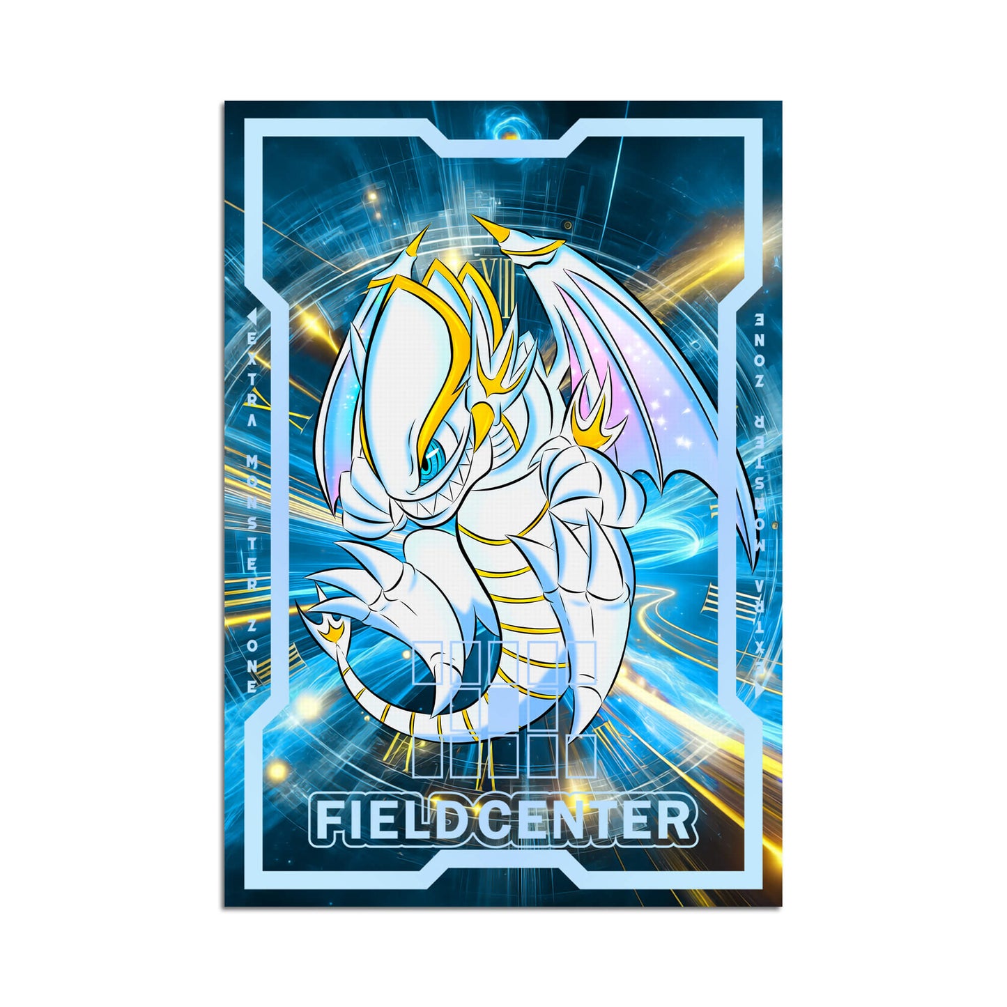 Toon Blue Eyes Spirit Dragon Metal Field Center