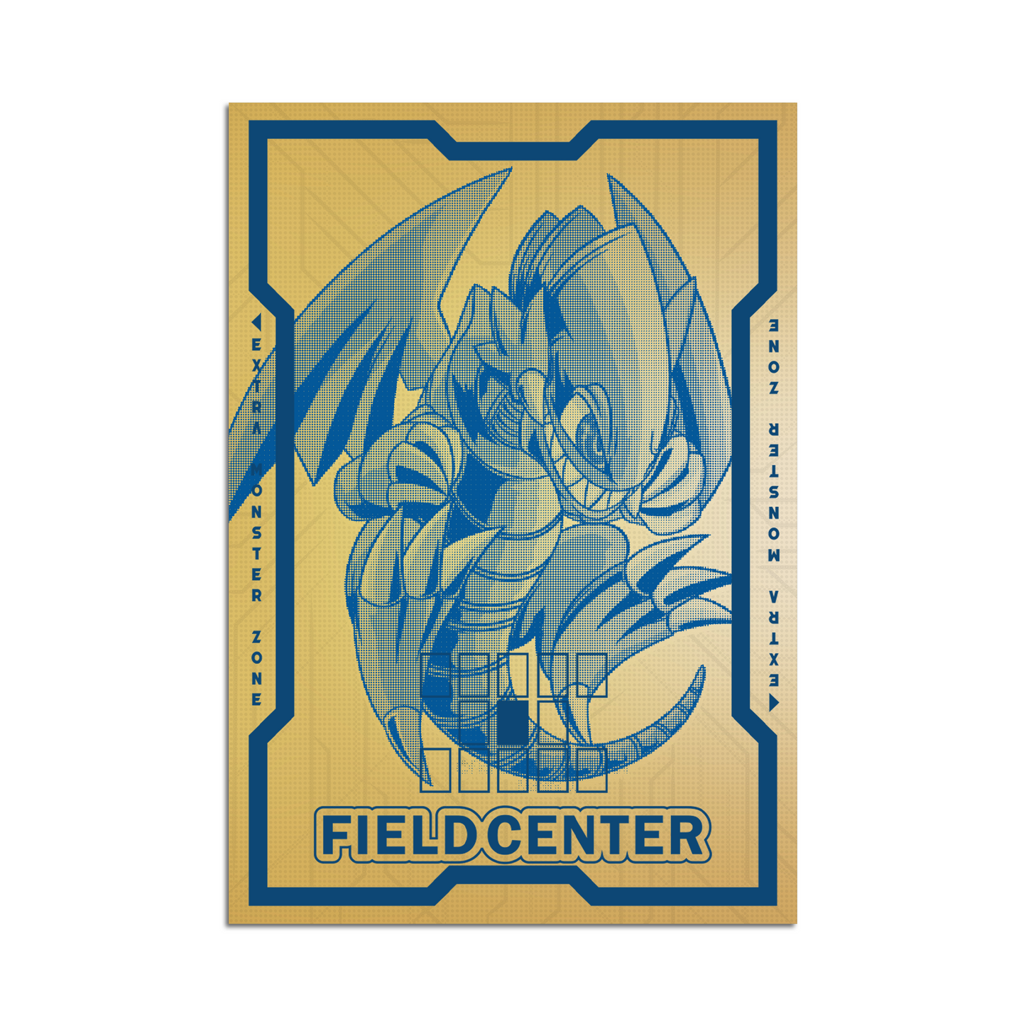 Toon Blue Eyes Dragon Metal Field Center