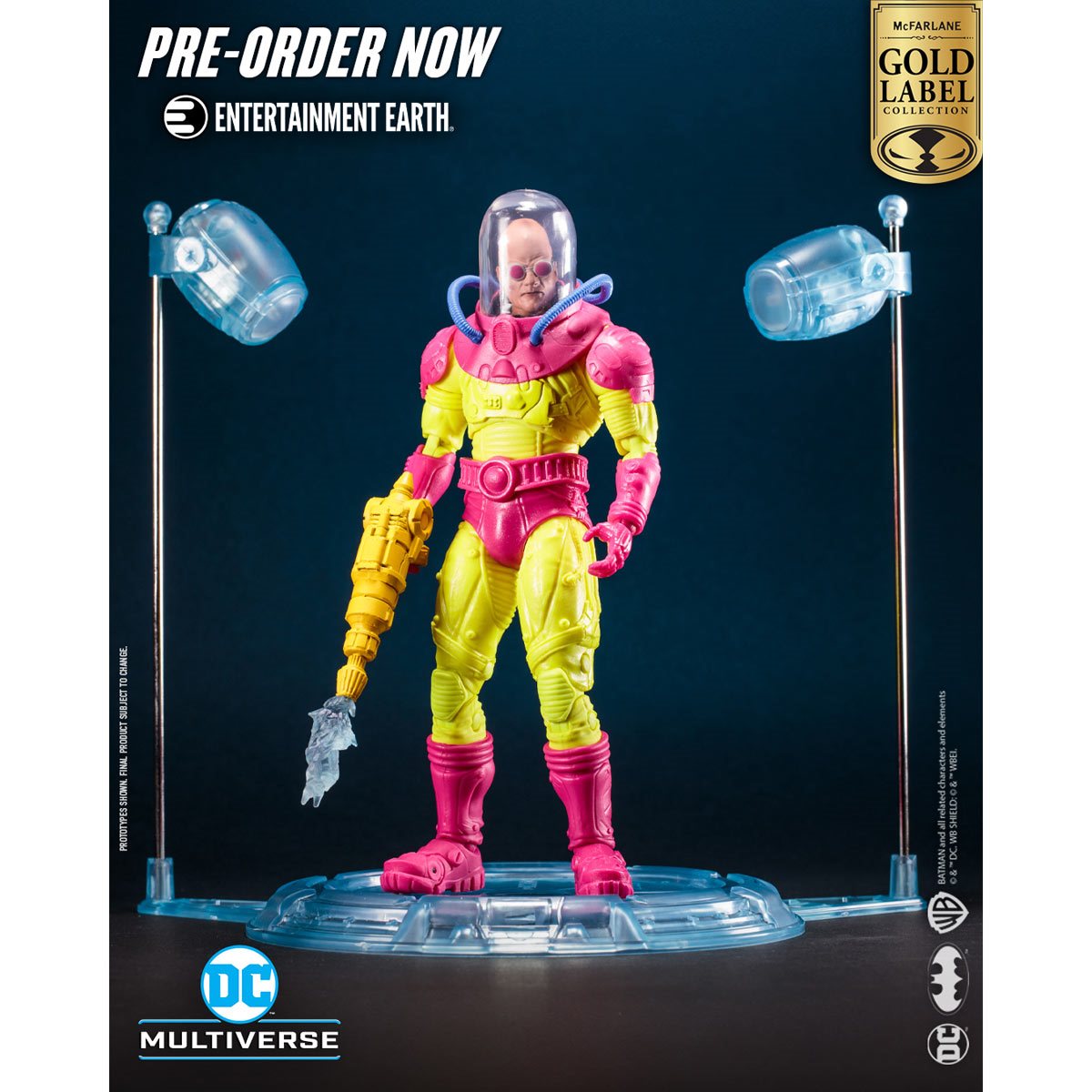Mr. Freeze Black Light Gold Label - Exclusive