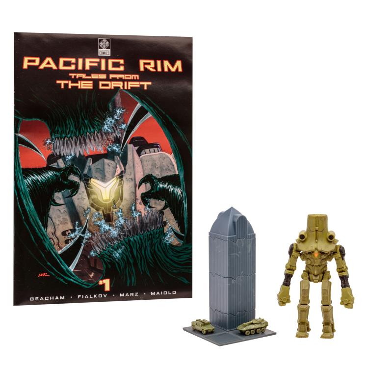 Pacific Rim: Tales From The Drift Cherno Alpha 4" Action Figure Playset with Comic