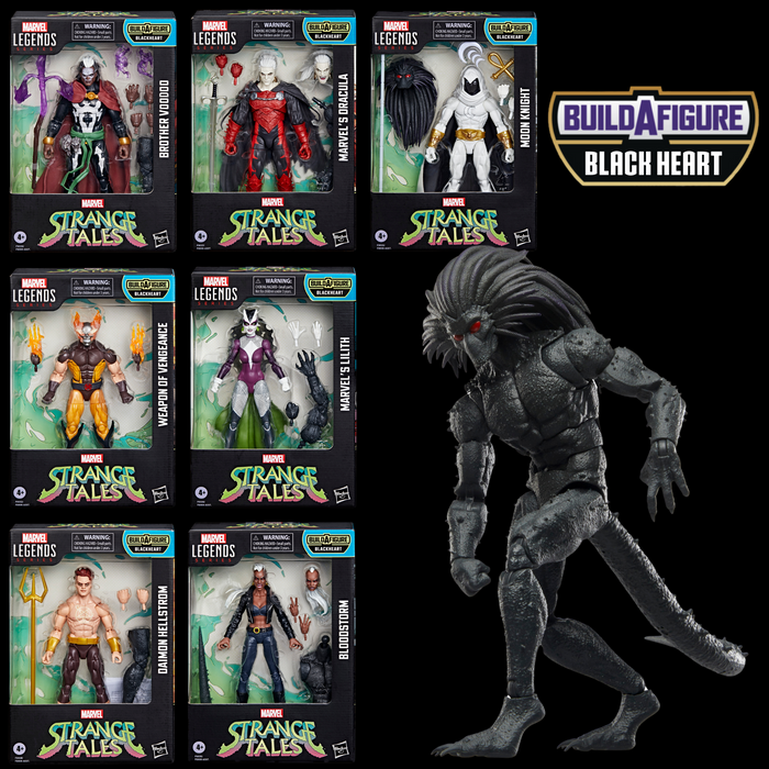 Marvel Legends - Stranger Tales  - Black Heart BAF Wave Set of 7