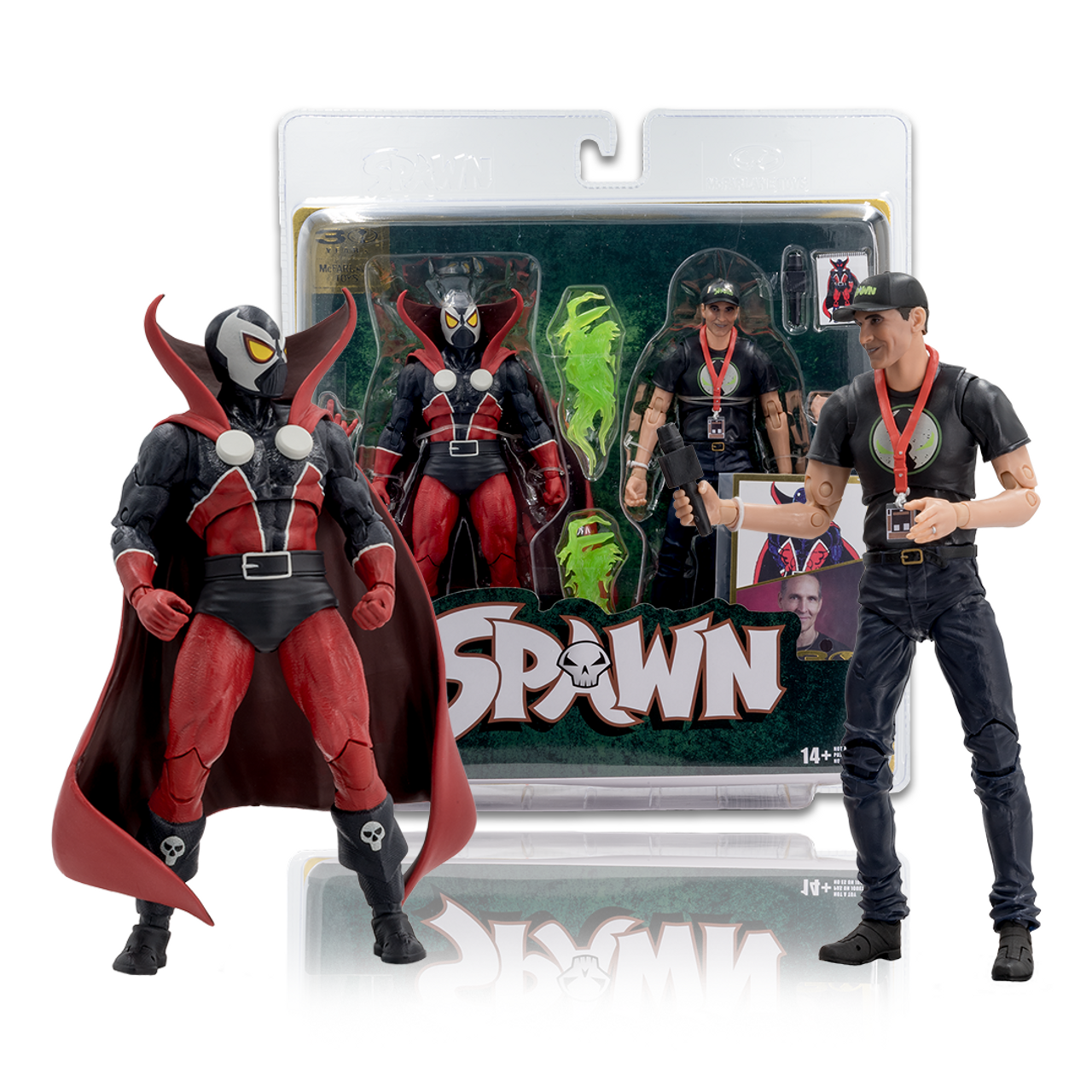 Spawn & Todd McFarlane (Spawn) 2-Pack 7" Figures McFarlane Toys 30th Anniversary