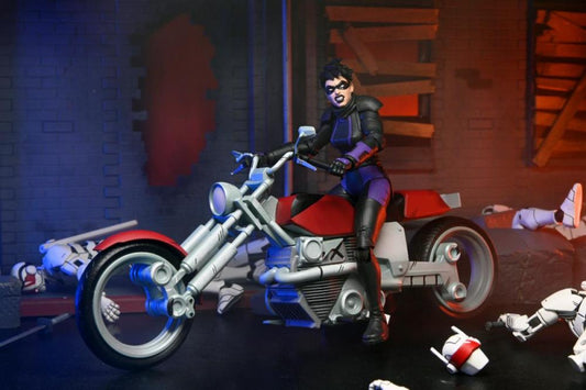 Teenage Mutant Ninja Turtles: The Last Ronin Casey Marie Action Figure with Motorcycle