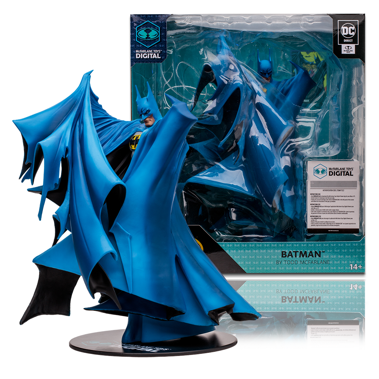 Batman by Todd McFarlane 1:8 Scale Statue (Blue) w/Digital Collectible