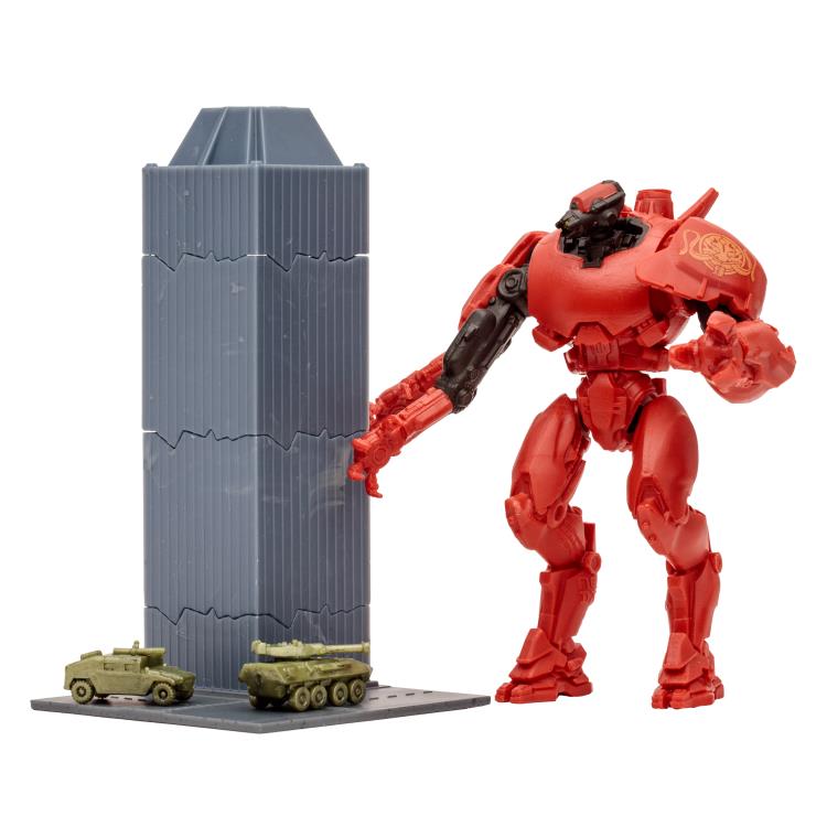 Pacific Rim: Tales From The Drift Crimson Typhoon 4" Action Figure Playset with Comic