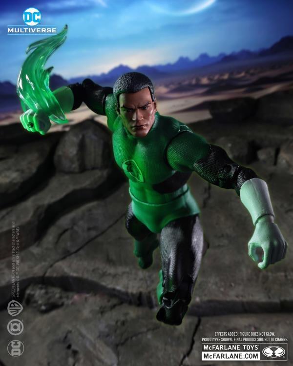 JLA DC Multiverse Green Lantern (John Stewart) (Collect to Build: Plastic Man)
