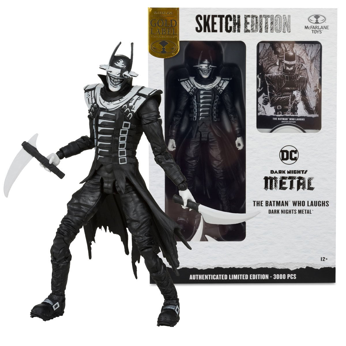 DC Batman Who Laughs Sketch Ed. 7-In Figure -  Exclusive