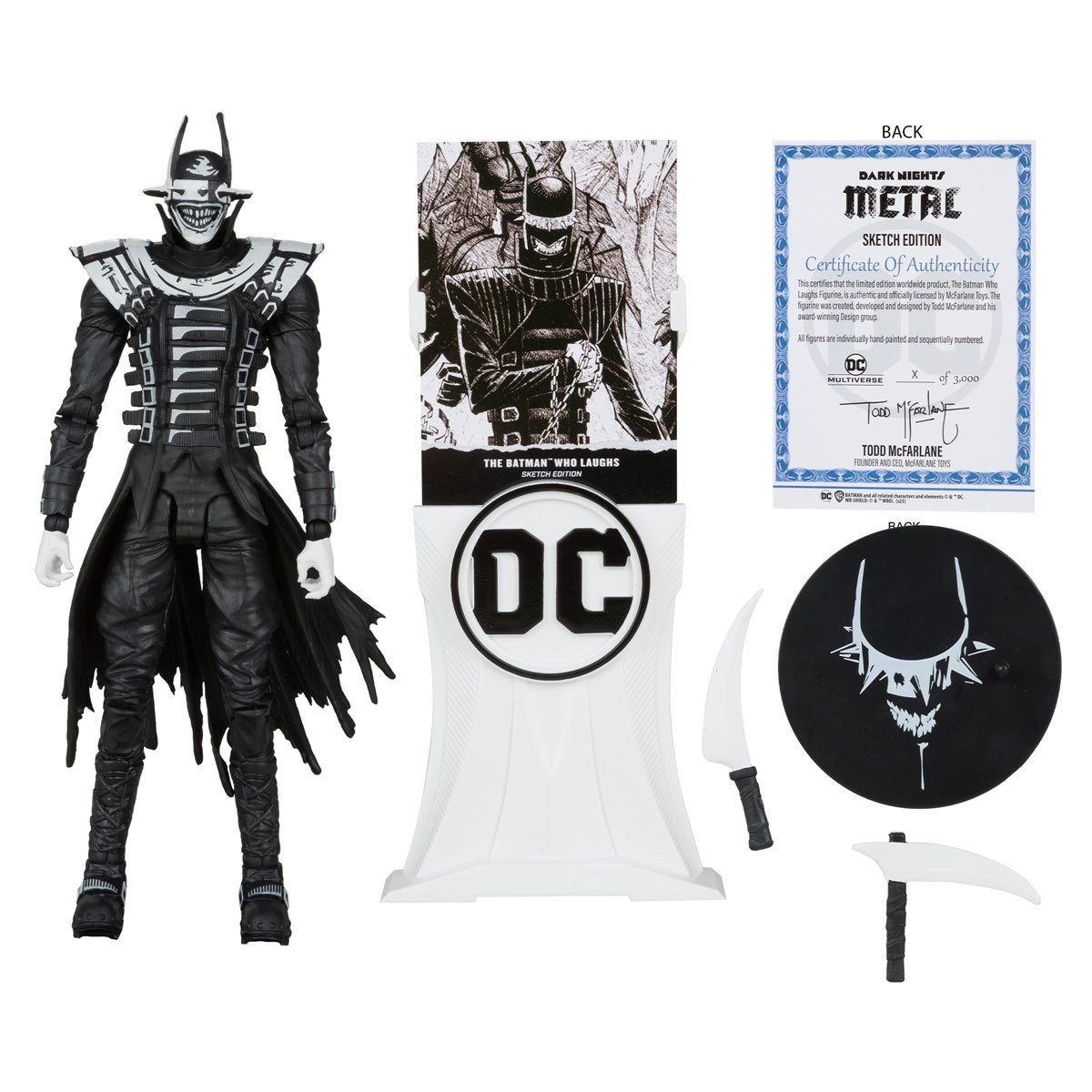 DC Batman Who Laughs Sketch Ed. 7-In Figure -  Exclusive
