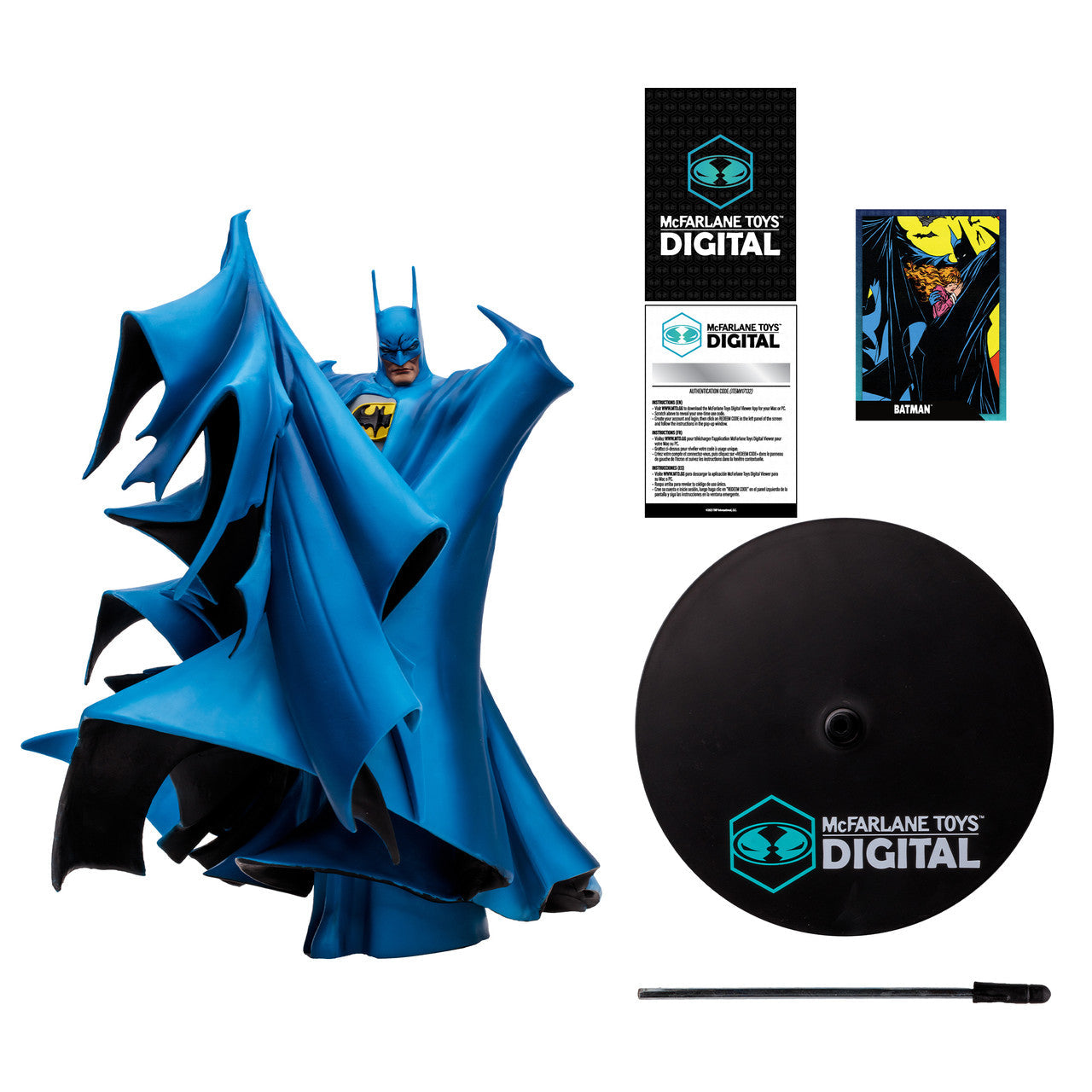 Batman by Todd McFarlane 1:8 Scale Statue (Blue) w/Digital Collectible