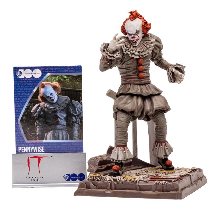 IT Chapter Two Movie Maniacs WB 100 Pennywise 6" Limited Edition Figure
