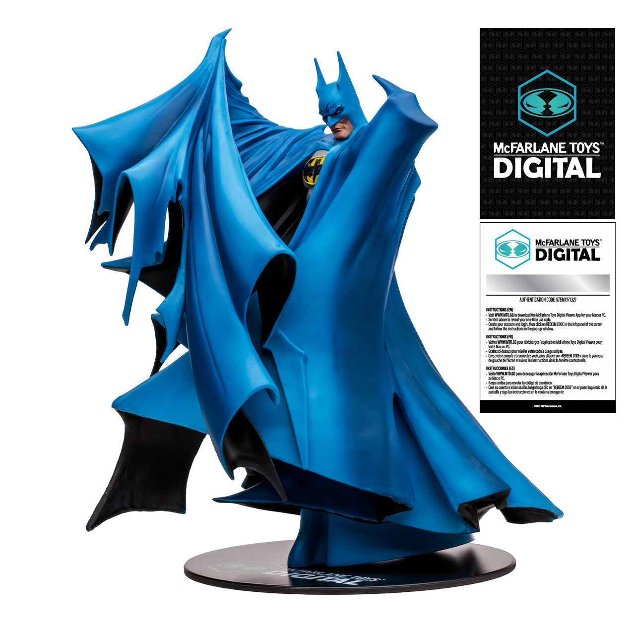 Batman by Todd McFarlane 1:8 Scale Statue (Blue) w/Digital Collectible