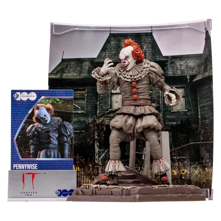 IT Chapter Two Movie Maniacs WB 100 Pennywise 6" Limited Edition Figure
