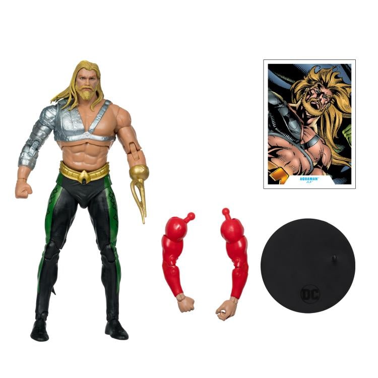 JLA DC Multiverse Aquaman (Collect to Build: Plastic Man)