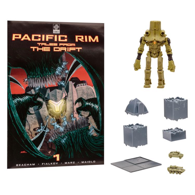 Pacific Rim: Tales From The Drift Cherno Alpha 4" Action Figure Playset with Comic