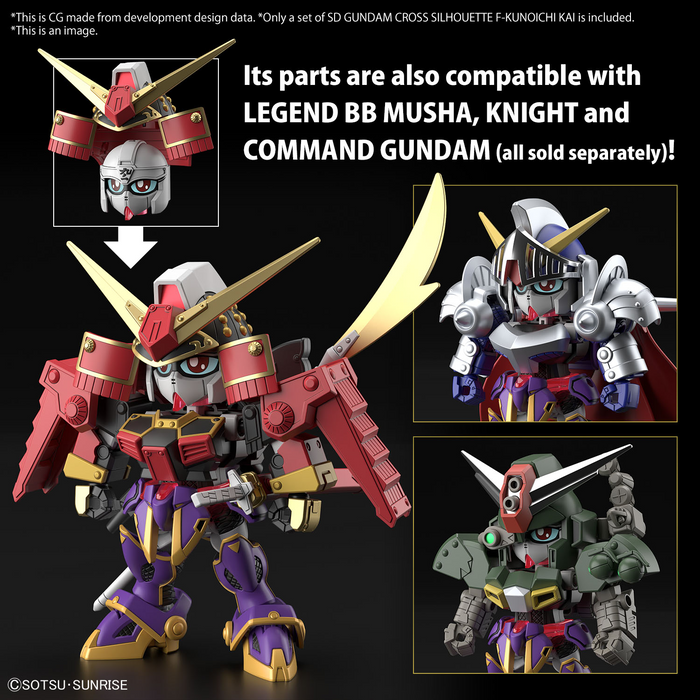 SD Gundam Cross Silhouette F-Kunoichi Kai (Gundam Build Metaverse)