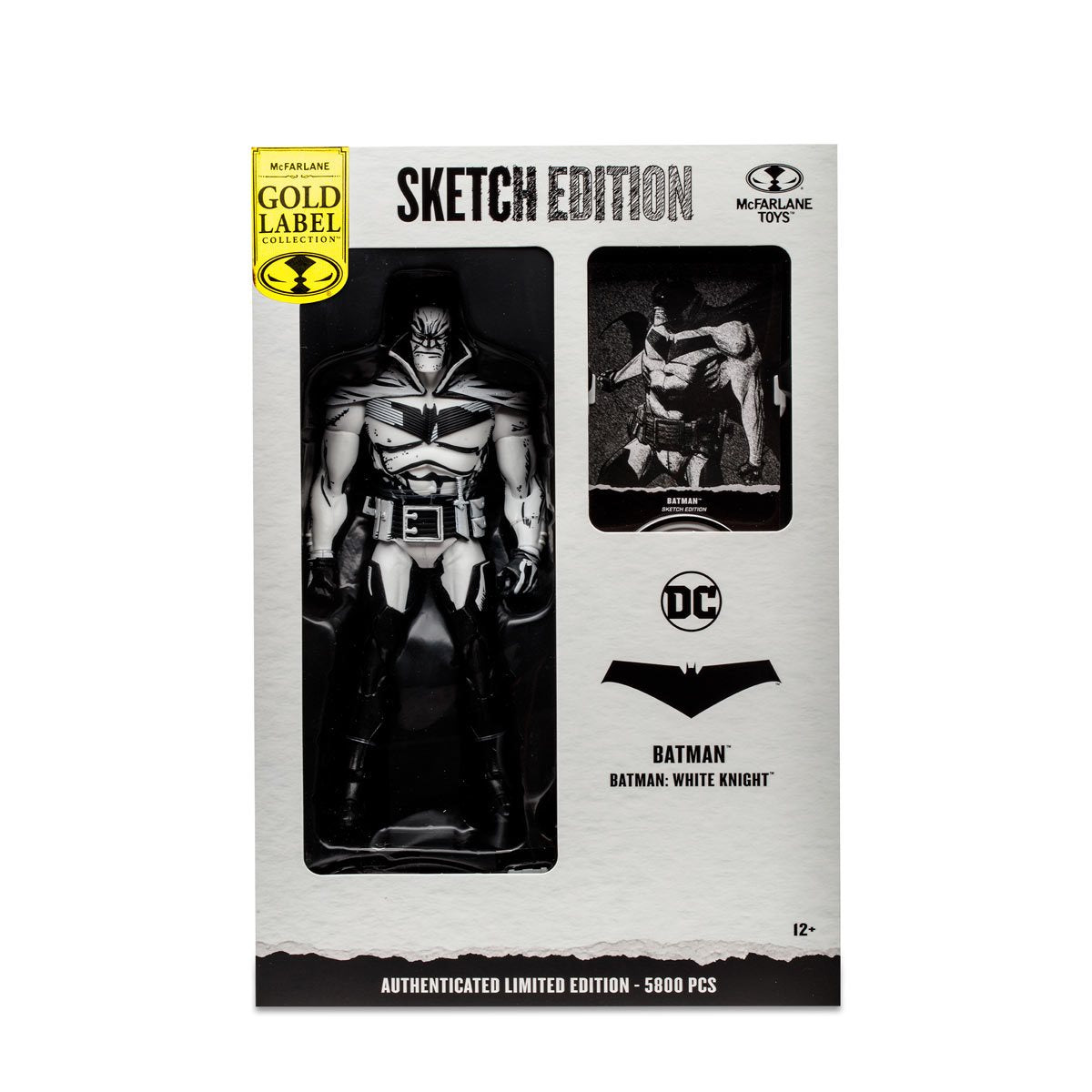 DC Multiverse - Batman White Knight Sketch Edition - Gold Label