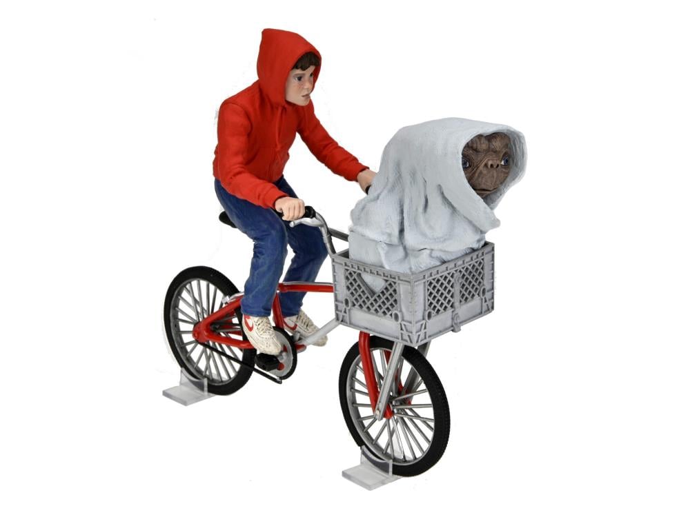 E.T. 40th Anniversary Elliot & E.T. on Bicycle 7" Scale Figure