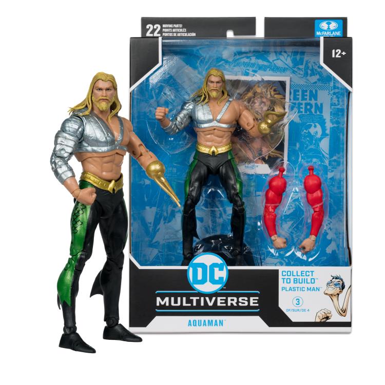 JLA DC Multiverse Aquaman (Collect to Build: Plastic Man)