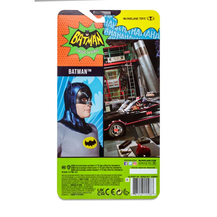 McFarlane Toys DC Batman 1966 Retro Series Batman Action Figure [Version 2]