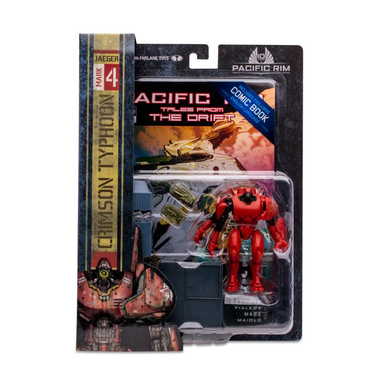 Pacific Rim: Tales From The Drift Crimson Typhoon 4" Action Figure Playset with Comic